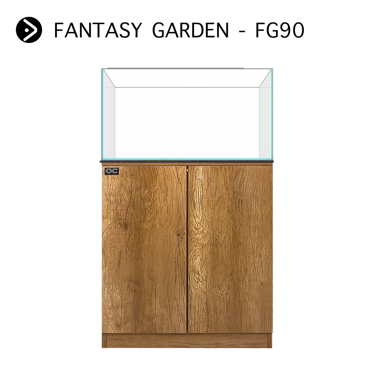 FANTASY GARDEN-60 Rimless Fish tank 180L