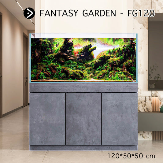 FANTASY GARDEN-120 Rimless Fish tank 300L